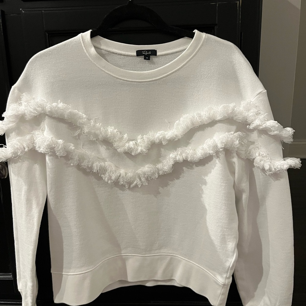 Rails Ruffle Fringe Sweatshirt